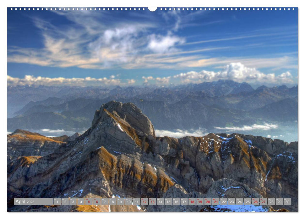 Schweizer Berggipfel (CALVENDO Premium Wandkalender 2025)