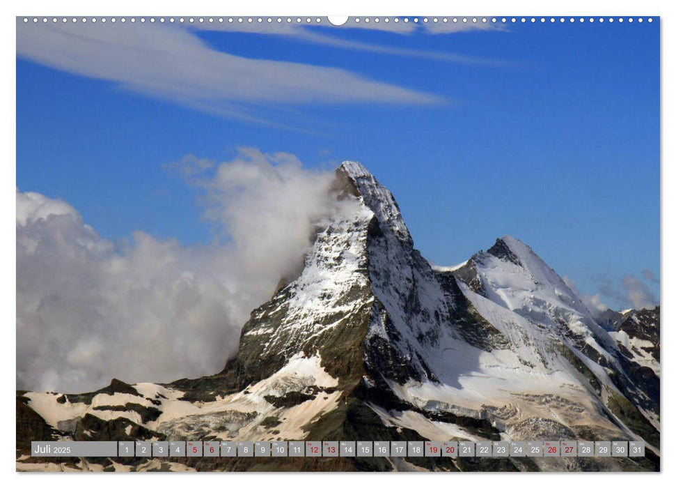 Schweizer Berggipfel (CALVENDO Premium Wandkalender 2025)