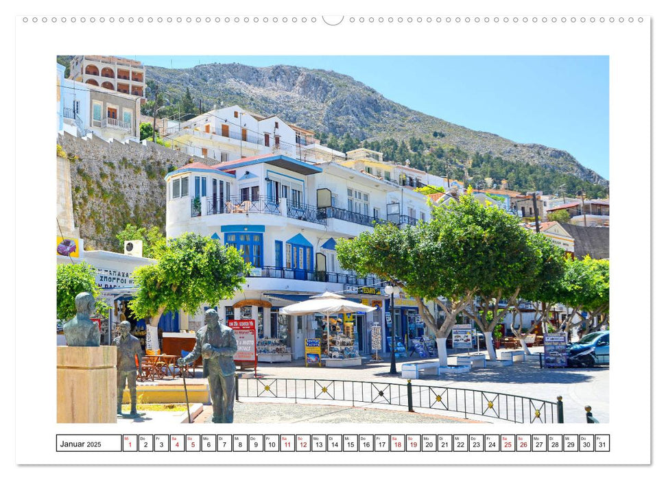 Kalymnos - die Schwammtaucherinsel (CALVENDO Premium Wandkalender 2025)