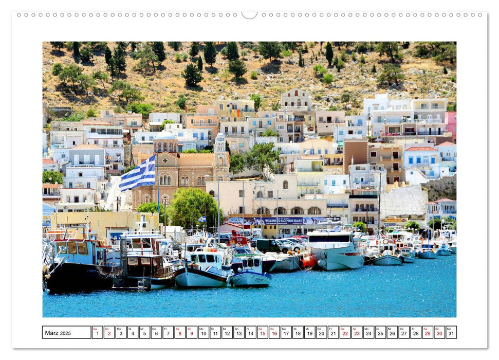 Kalymnos - die Schwammtaucherinsel (CALVENDO Premium Wandkalender 2025)