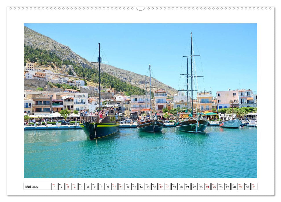 Kalymnos - die Schwammtaucherinsel (CALVENDO Premium Wandkalender 2025)