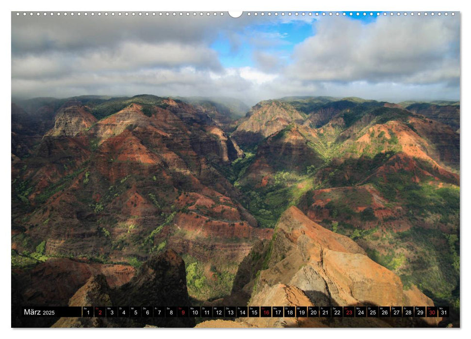 Wandern auf Hawaii - Berge im Pazifik (CALVENDO Premium Wandkalender 2025)