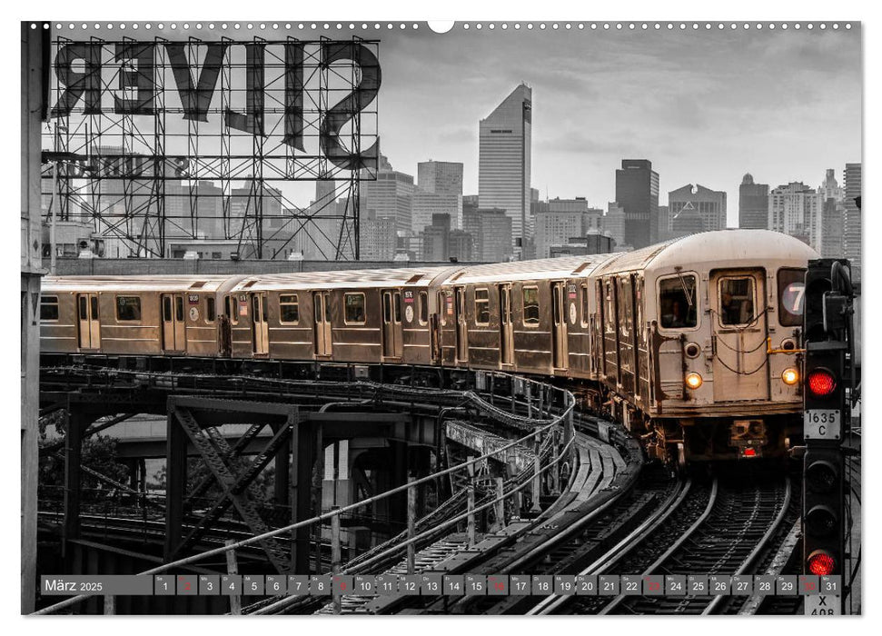 New York City - Color Glam Edition (CALVENDO Premium Wandkalender 2025)