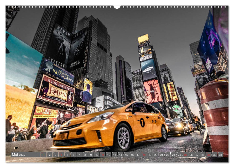 New York City - Color Glam Edition (CALVENDO Premium Wandkalender 2025)