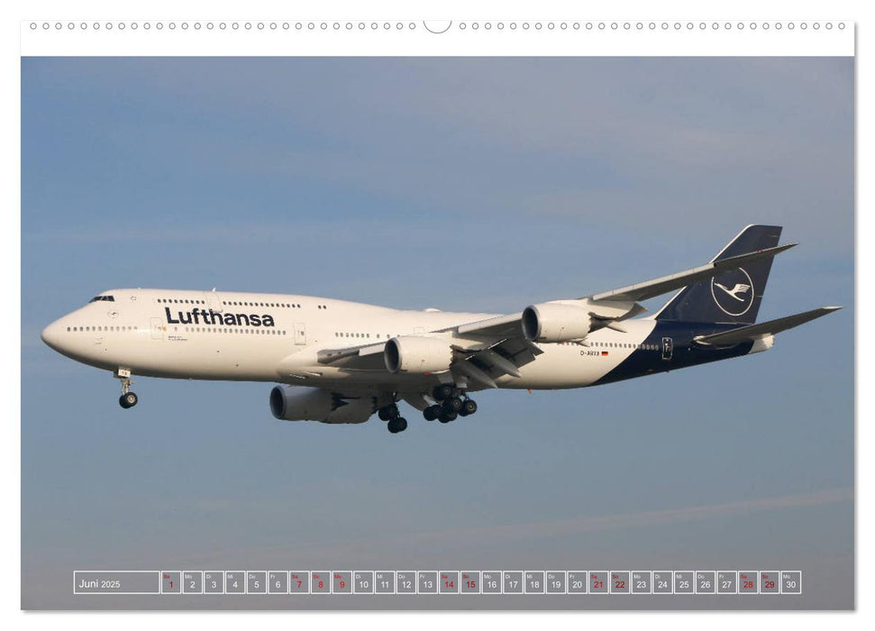 Boeing 747 - die Königin der Lüfte (CALVENDO Premium Wandkalender 2025)