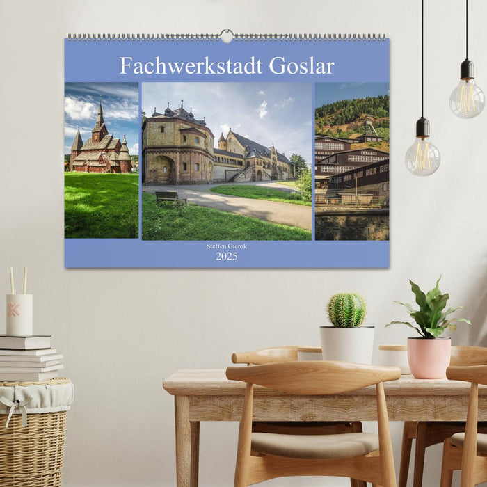 Fachwerkstadt Goslar (CALVENDO Wandkalender 2025)