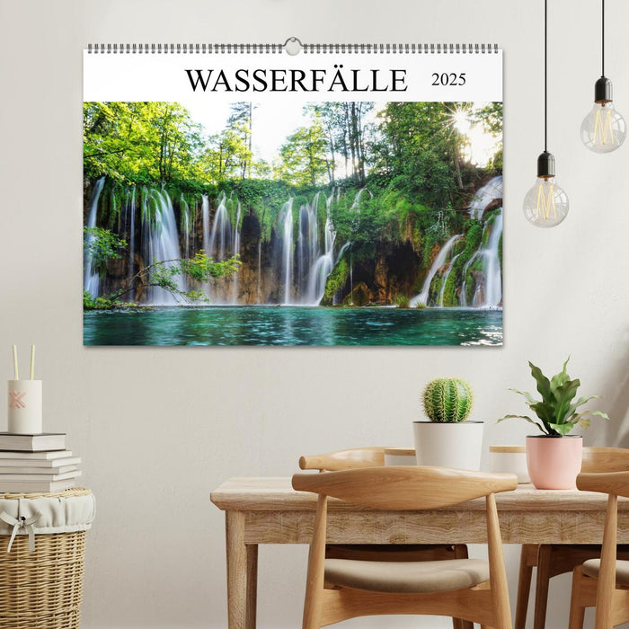 Wasserfälle - die schönsten Wasserfälle der Welt (CALVENDO Wandkalender 2025)