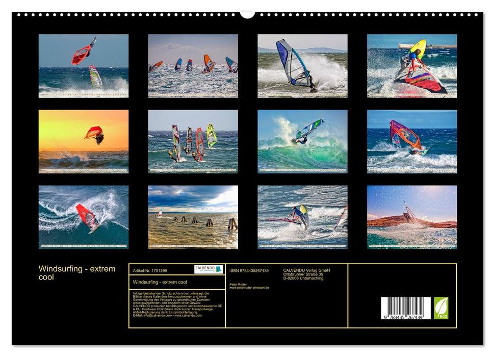 Windsurfing - extrem cool (CALVENDO Premium Wandkalender 2025)