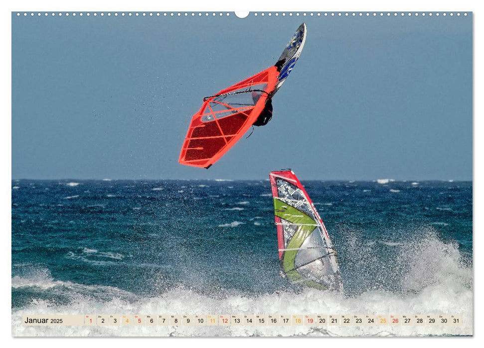 Windsurfing - extrem cool (CALVENDO Premium Wandkalender 2025)