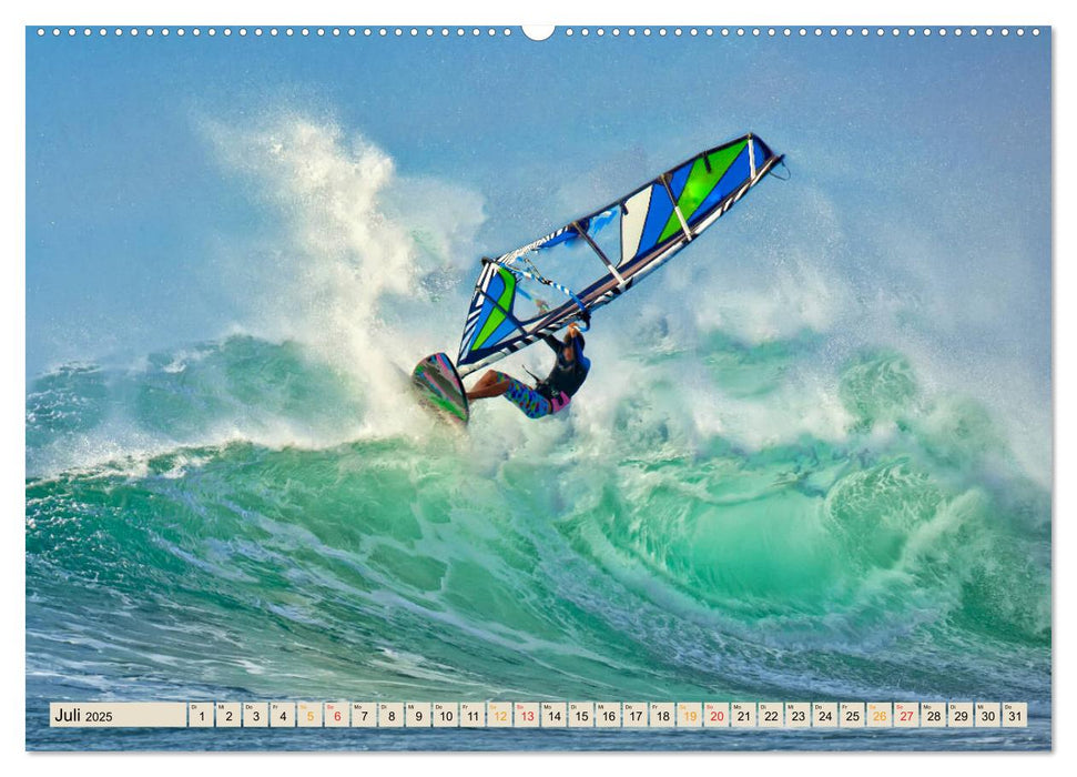 Windsurfing - extrem cool (CALVENDO Premium Wandkalender 2025)