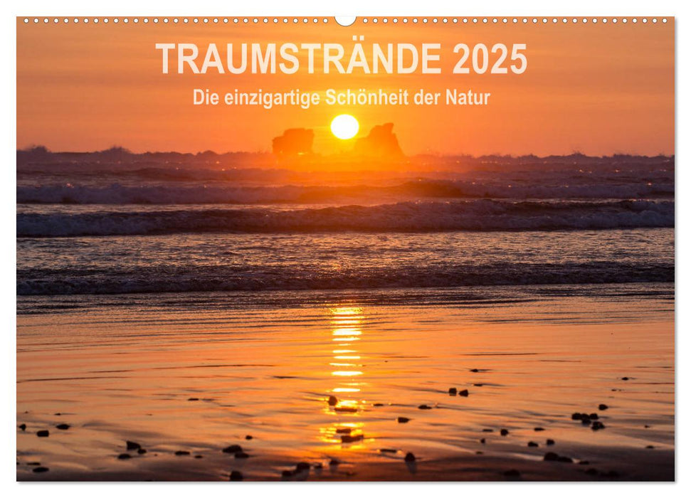 Kalender Traumstrände 2025 (CALVENDO Wandkalender 2025)