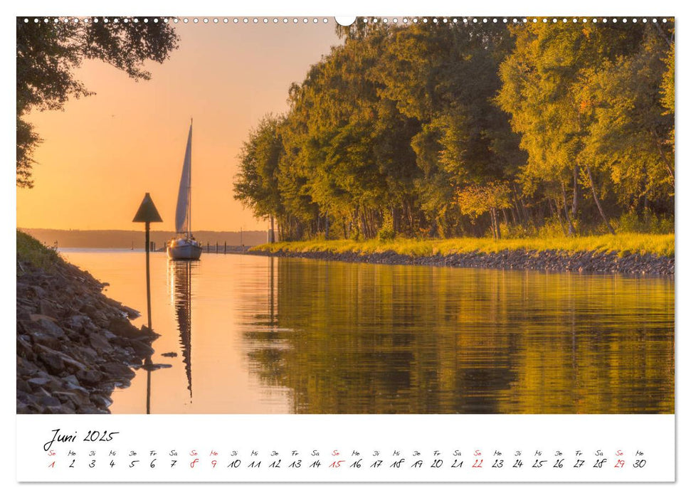 Der Kölpinsee - Naturparadies der Mecklenburgischen Seenplatte (CALVENDO Wandkalender 2025)