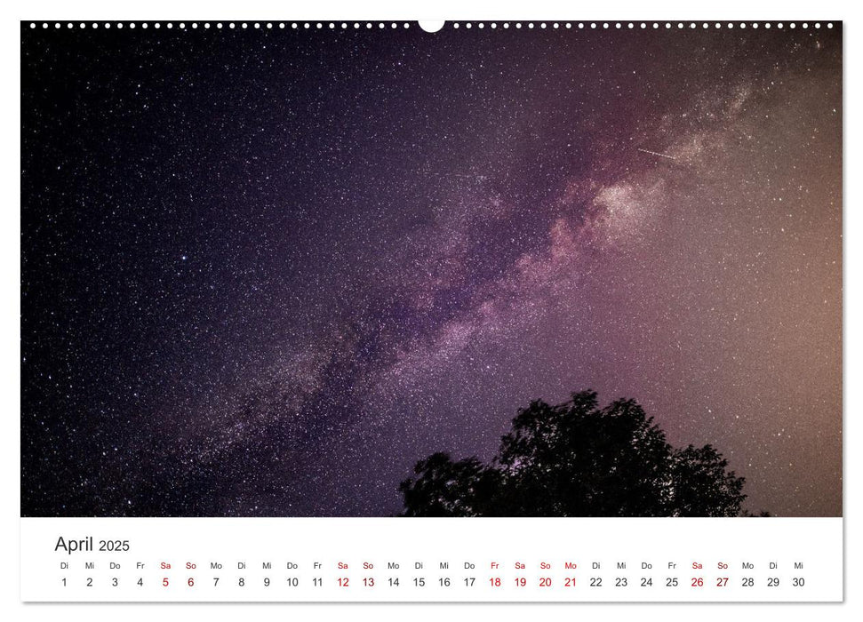 Milchstraße - Einzigartige Aufnahmen unserer Galaxie. (CALVENDO Premium Wandkalender 2025)