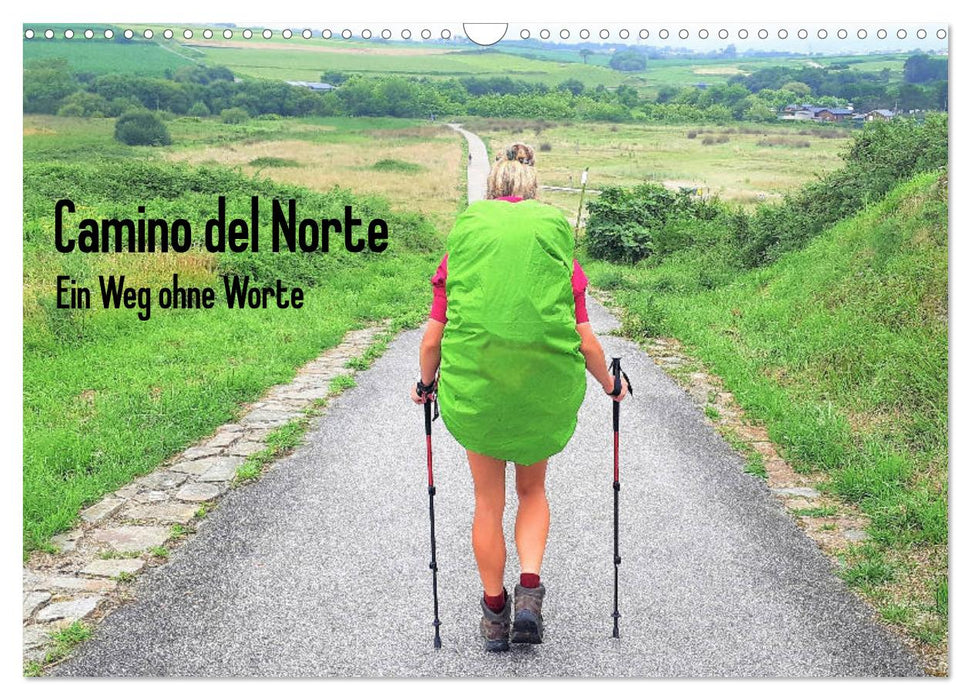 Camino del Norte - Ein Weg ohne Worte (CALVENDO Wandkalender 2025)