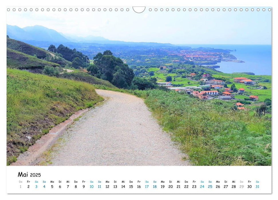 Camino del Norte - Ein Weg ohne Worte (CALVENDO Wandkalender 2025)