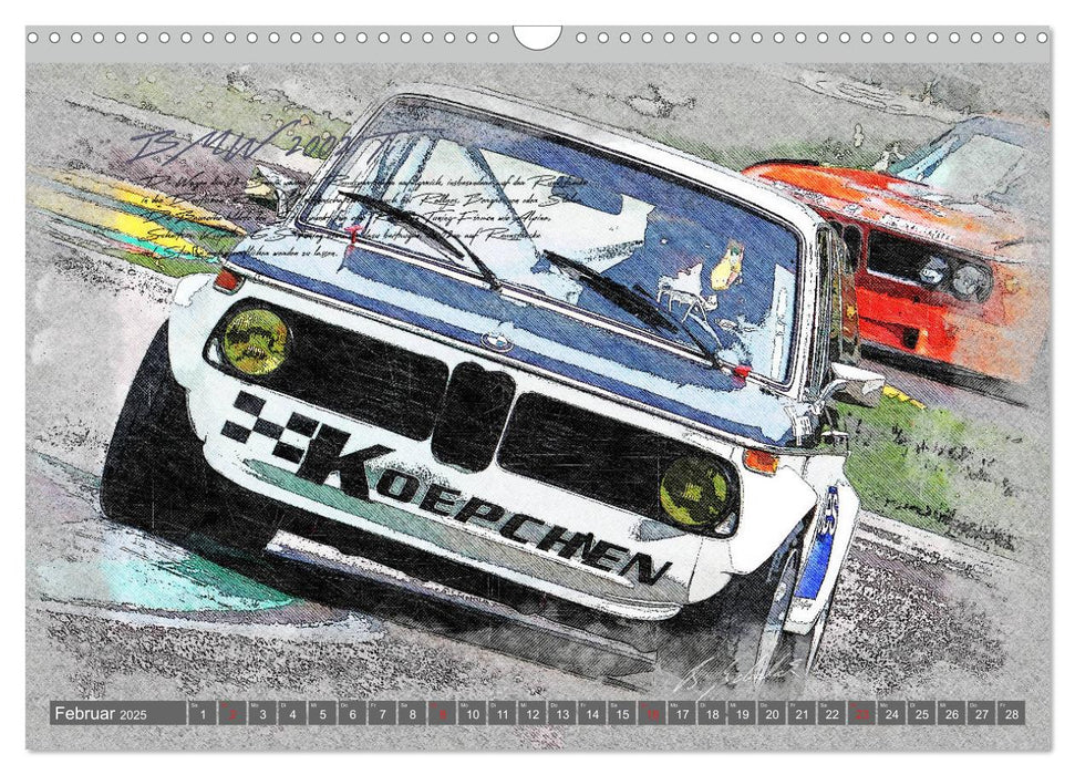 Rennsport am Limit (CALVENDO Wandkalender 2025)