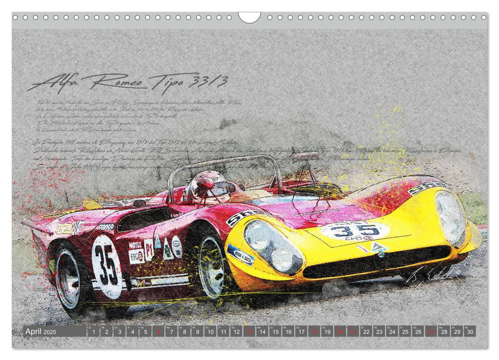 Rennsport am Limit (CALVENDO Wandkalender 2025)