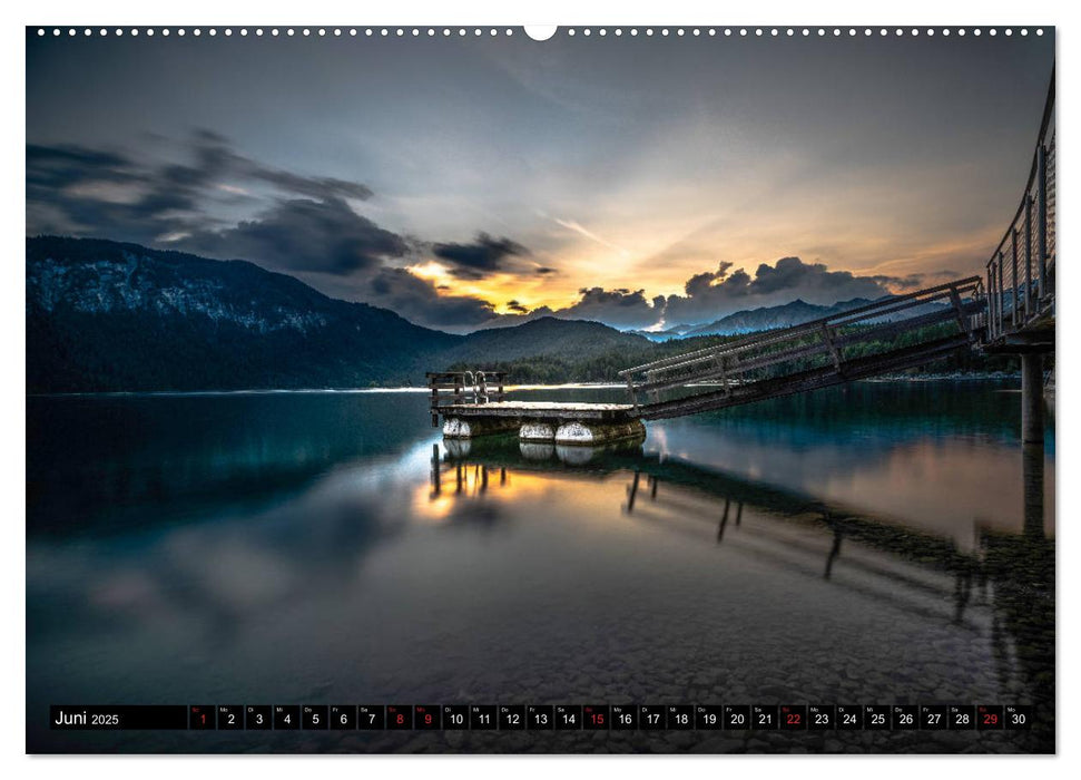 Alpen und Seen (CALVENDO Premium Wandkalender 2025)