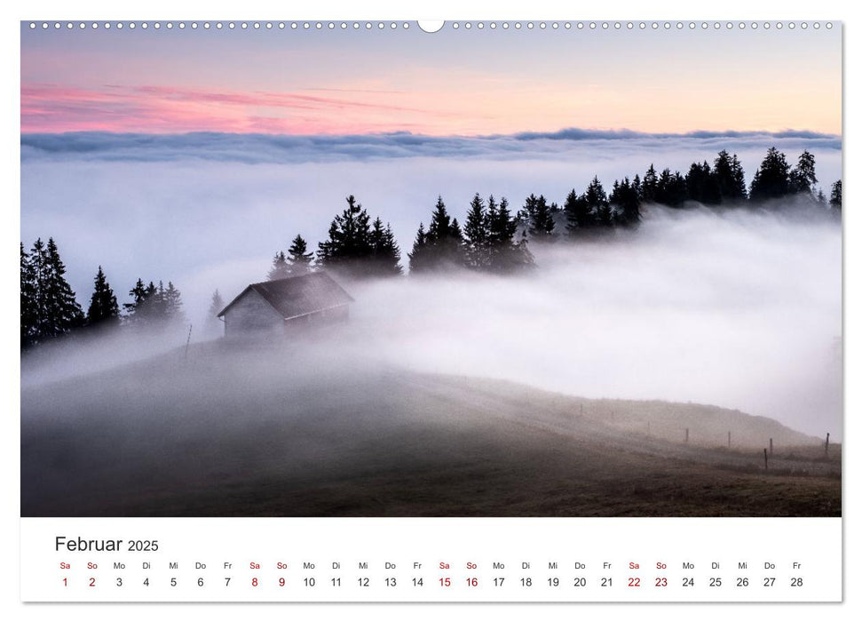 Schweiz - Faszination Natur (CALVENDO Premium Wandkalender 2025)