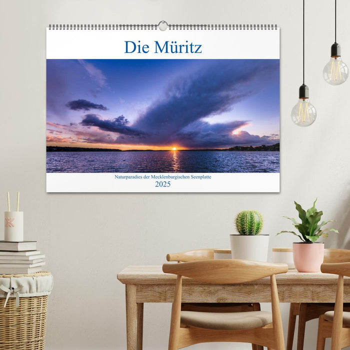 Die Müritz - Naturparadies der Mecklenburgischen Seenplatte (CALVENDO Wandkalender 2025)