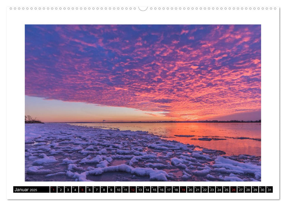 Die Müritz - Naturparadies der Mecklenburgischen Seenplatte (CALVENDO Wandkalender 2025)