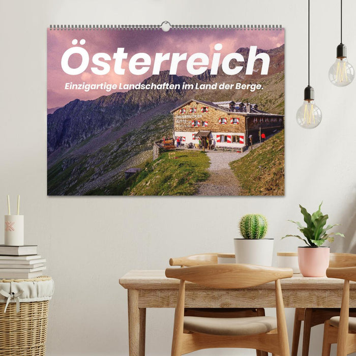 Österreich - Einzigartige Landschaften im Land der Berge. (CALVENDO Wandkalender 2025)