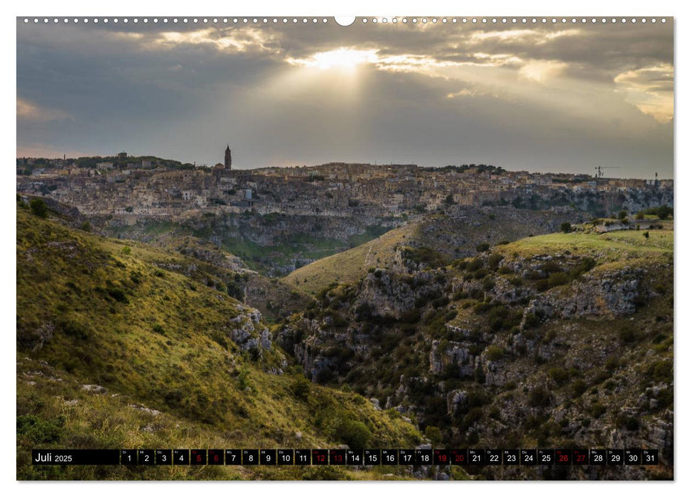 Matera - Königin der Höhlenstädte (CALVENDO Premium Wandkalender 2025)