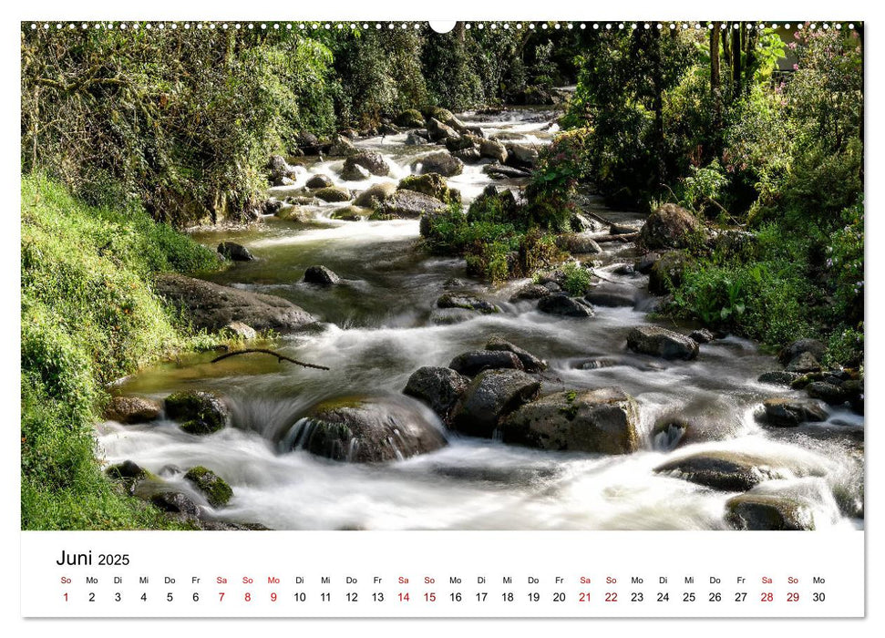 Costa Rica - das Naturparadies (CALVENDO Premium Wandkalender 2025)