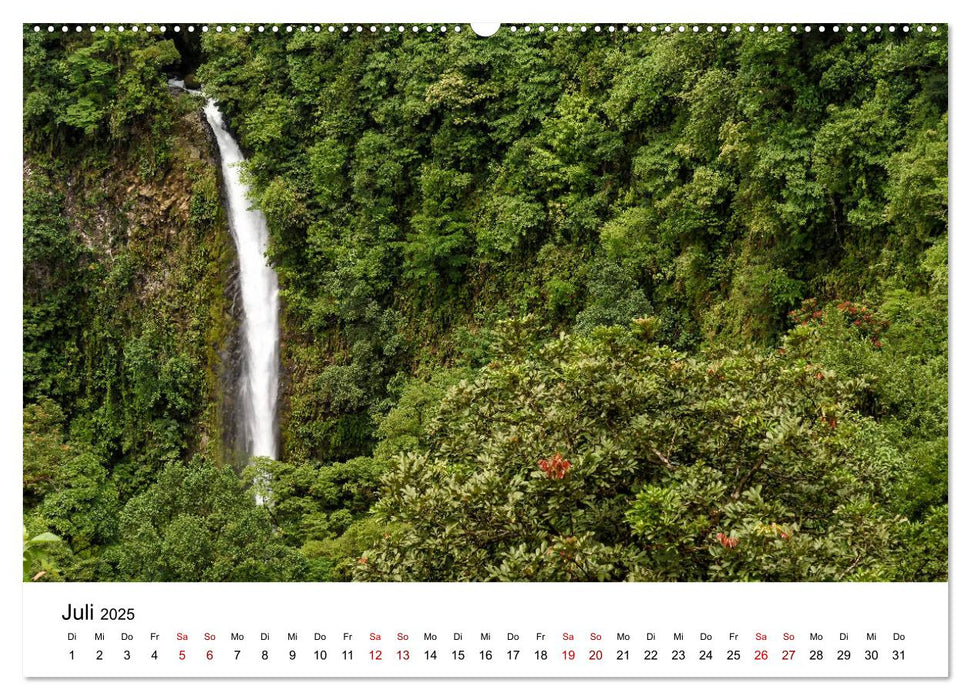 Costa Rica - das Naturparadies (CALVENDO Premium Wandkalender 2025)