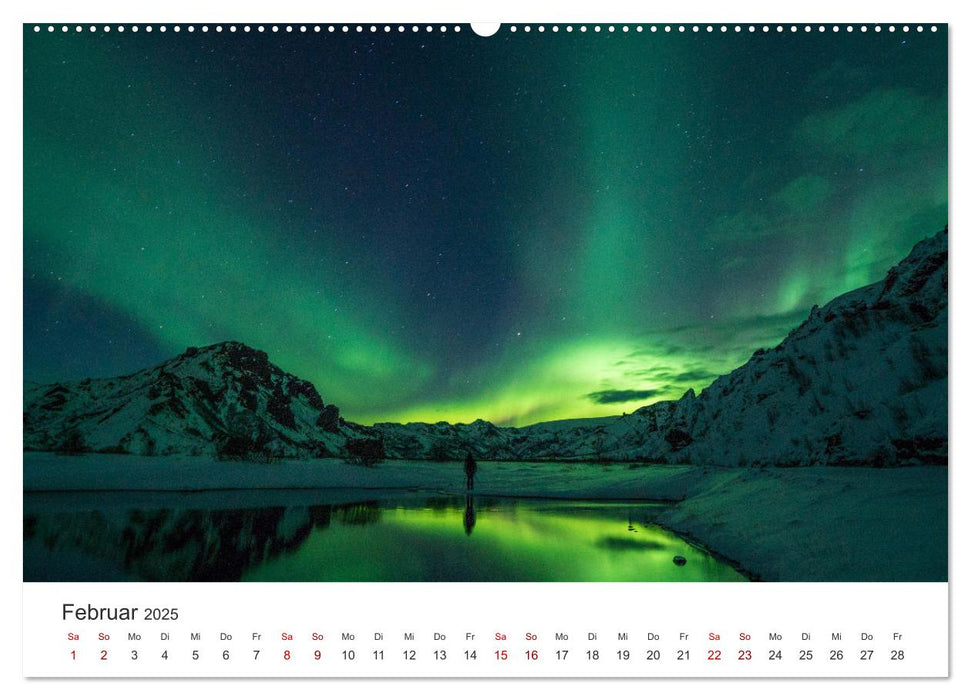 Polarlichter II - Einzigartige Himmelsphänomene im Norden - Teil 2 (CALVENDO Wandkalender 2025)