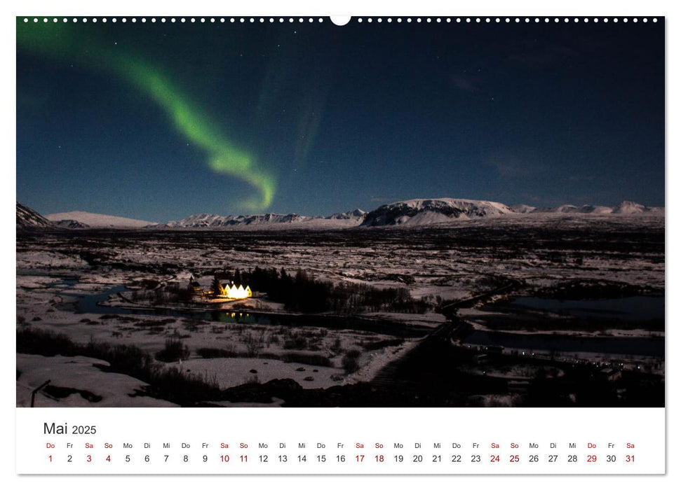 Polarlichter II - Einzigartige Himmelsphänomene im Norden - Teil 2 (CALVENDO Wandkalender 2025)