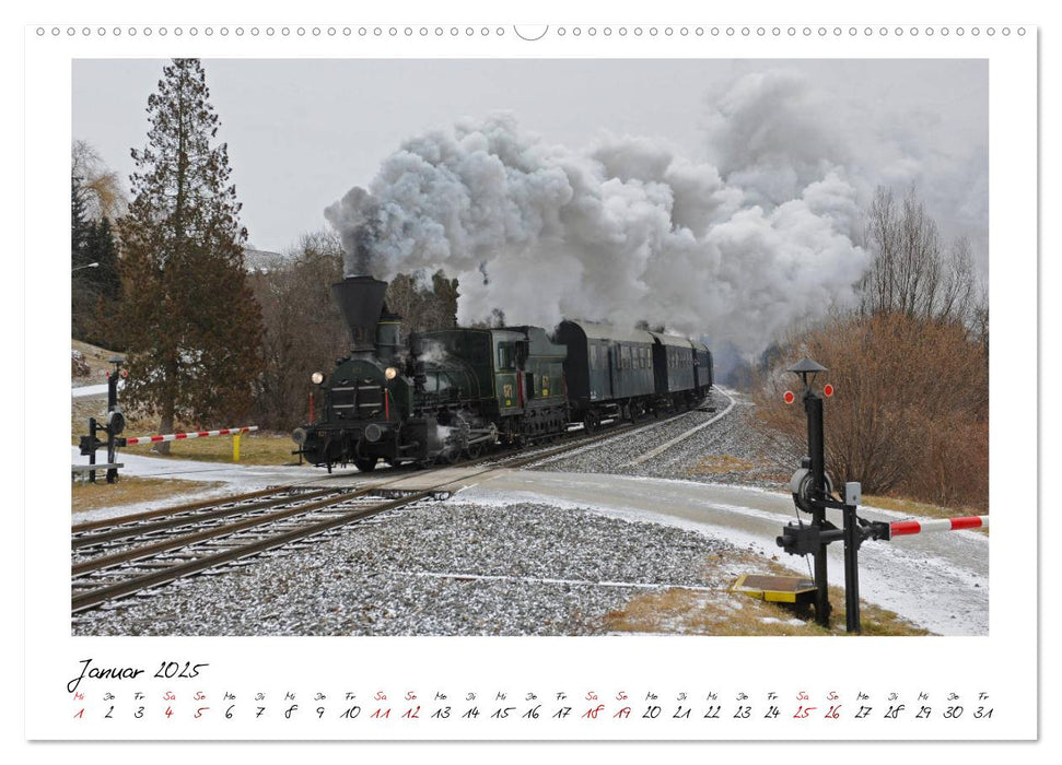 671, die dienstältesten Dampflok der Welt (CALVENDO Wandkalender 2025)