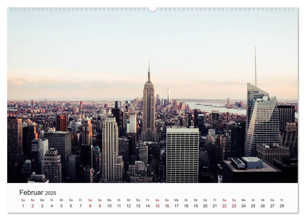 Traumstadt New York (CALVENDO Premium Wandkalender 2025)