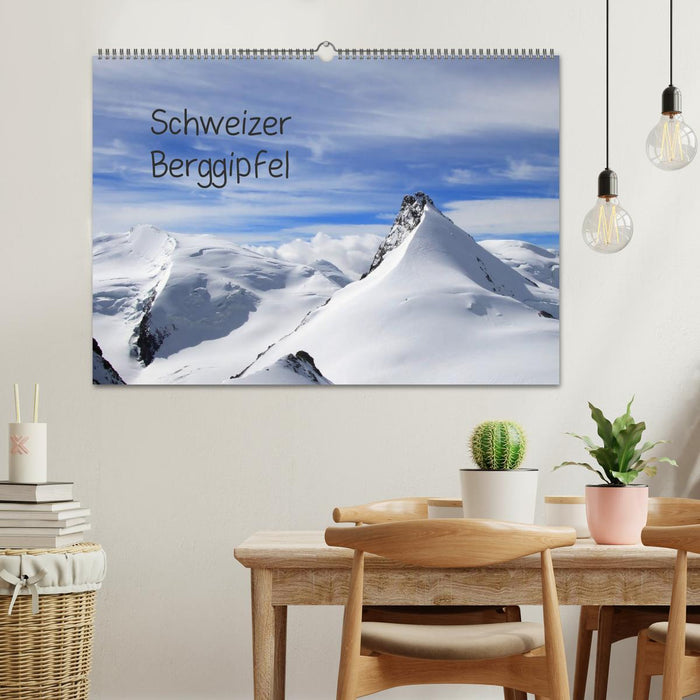 Schweizer Berggipfel (CALVENDO Wandkalender 2025)