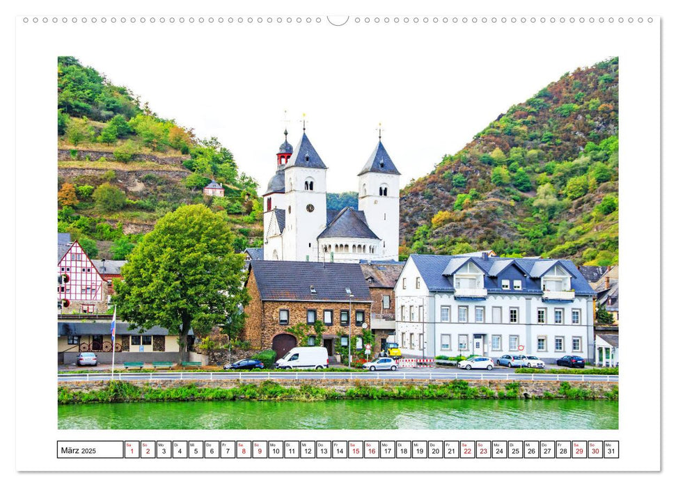 Mosel - facettenreiche Flusslandschaft (CALVENDO Premium Wandkalender 2025)