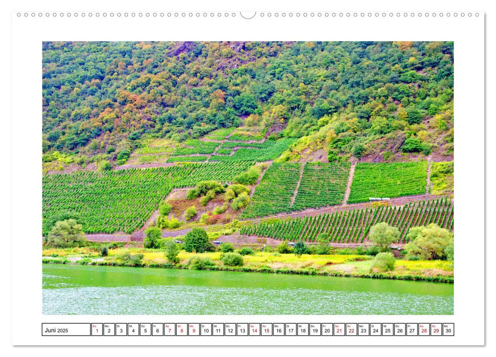 Mosel - facettenreiche Flusslandschaft (CALVENDO Premium Wandkalender 2025)