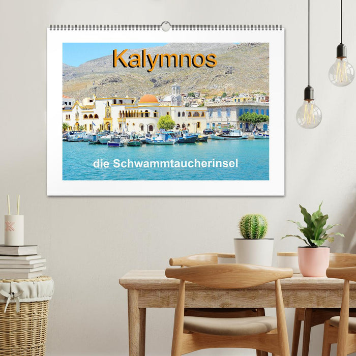 Kalymnos - die Schwammtaucherinsel (CALVENDO Wandkalender 2025)