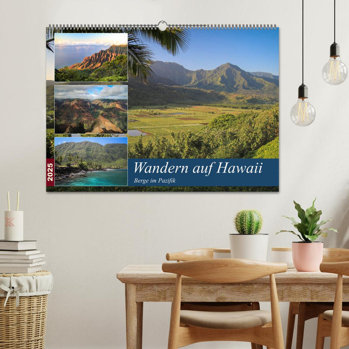 Wandern auf Hawaii - Berge im Pazifik (CALVENDO Wandkalender 2025)