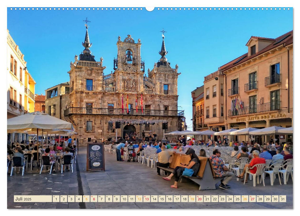 Buen Camino - pilgern auf dem Jakobsweg - Camino Francés (CALVENDO Premium Wandkalender 2025)