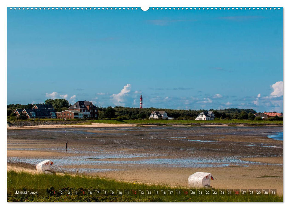 Amrum Insel am Wattenmeer (CALVENDO Wandkalender 2025)