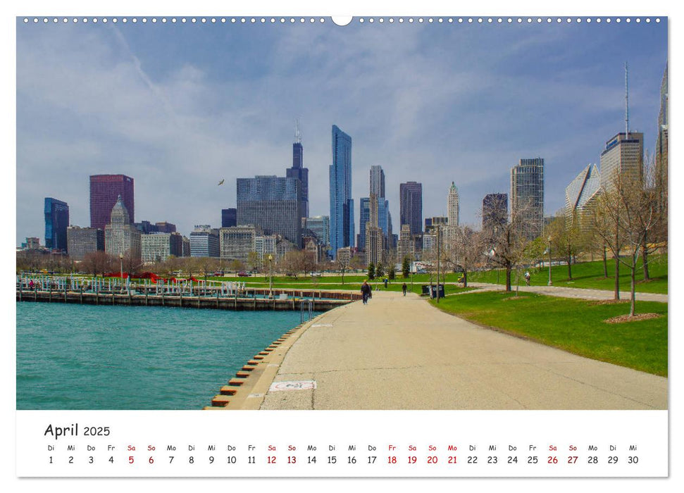 beeindruckendes Chicago (CALVENDO Premium Wandkalender 2025)