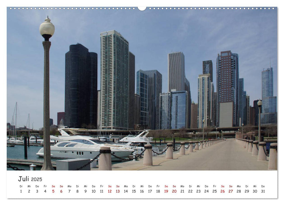 beeindruckendes Chicago (CALVENDO Premium Wandkalender 2025)