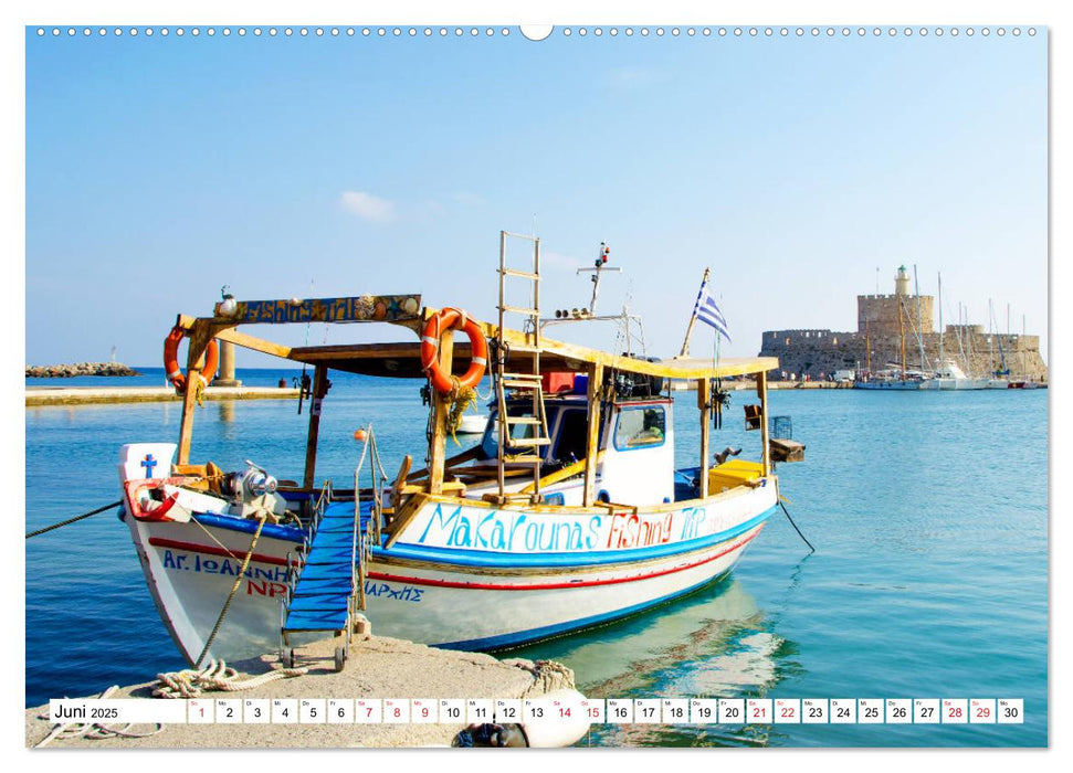 Rhodos - Altstadt mit Charme und Zauber (CALVENDO Premium Wandkalender 2025)