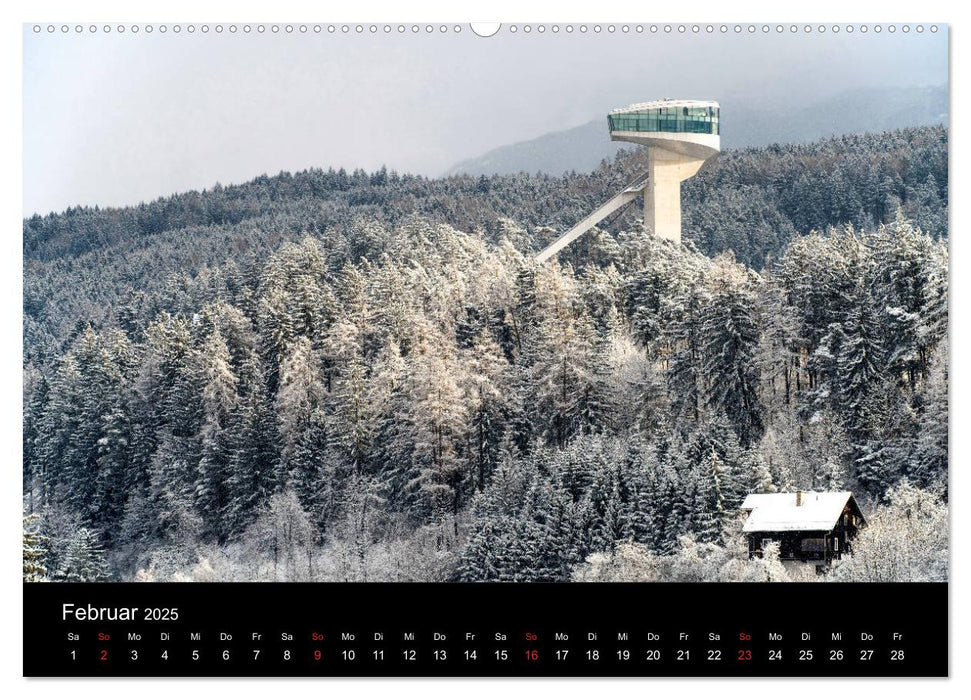 Innsbruck - Capital of the Alps (CALVENDO Premium Wandkalender 2025)