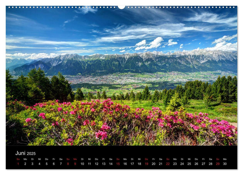 Innsbruck - Capital of the Alps (CALVENDO Premium Wandkalender 2025)