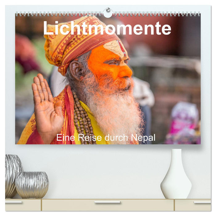 Lichtmomente - Eine Reise durch Nepal (CALVENDO Premium Wandkalender 2025)