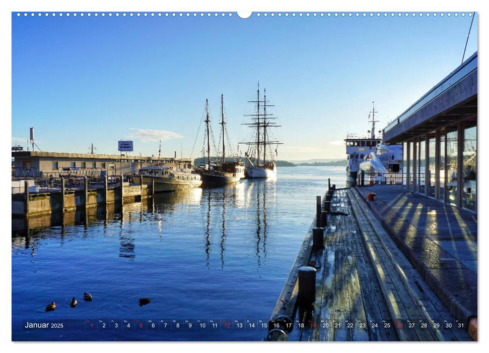 Oslo - Norwegen (CALVENDO Premium Wandkalender 2025)