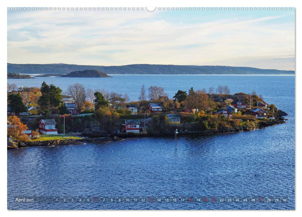 Oslo - Norwegen (CALVENDO Premium Wandkalender 2025)