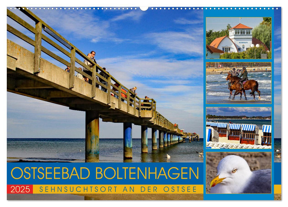 Ostseebad Boltenhagen - Sehnsuchtsort an der Ostsee (CALVENDO Wandkalender 2025)