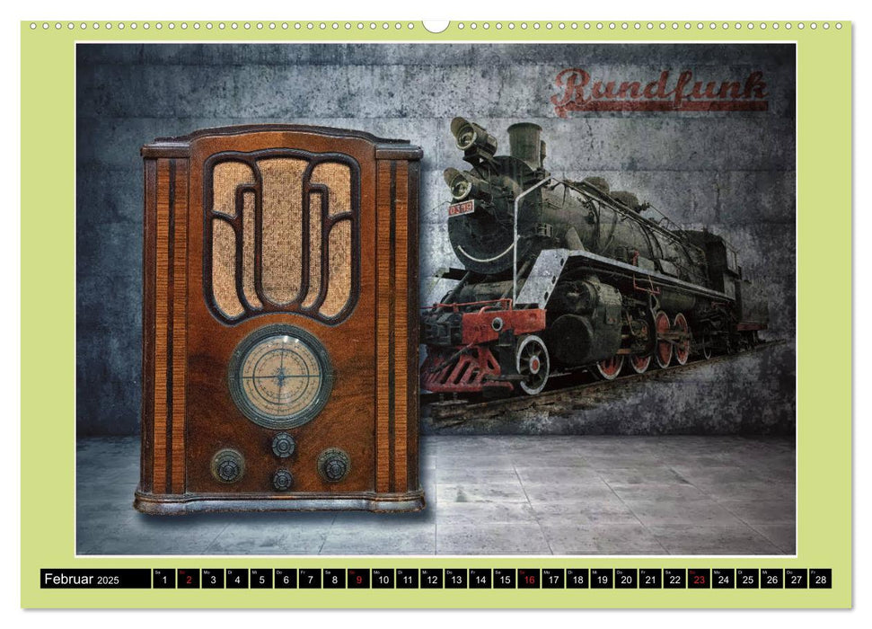 RADIO LEGENDEN (CALVENDO Premium Wandkalender 2025)